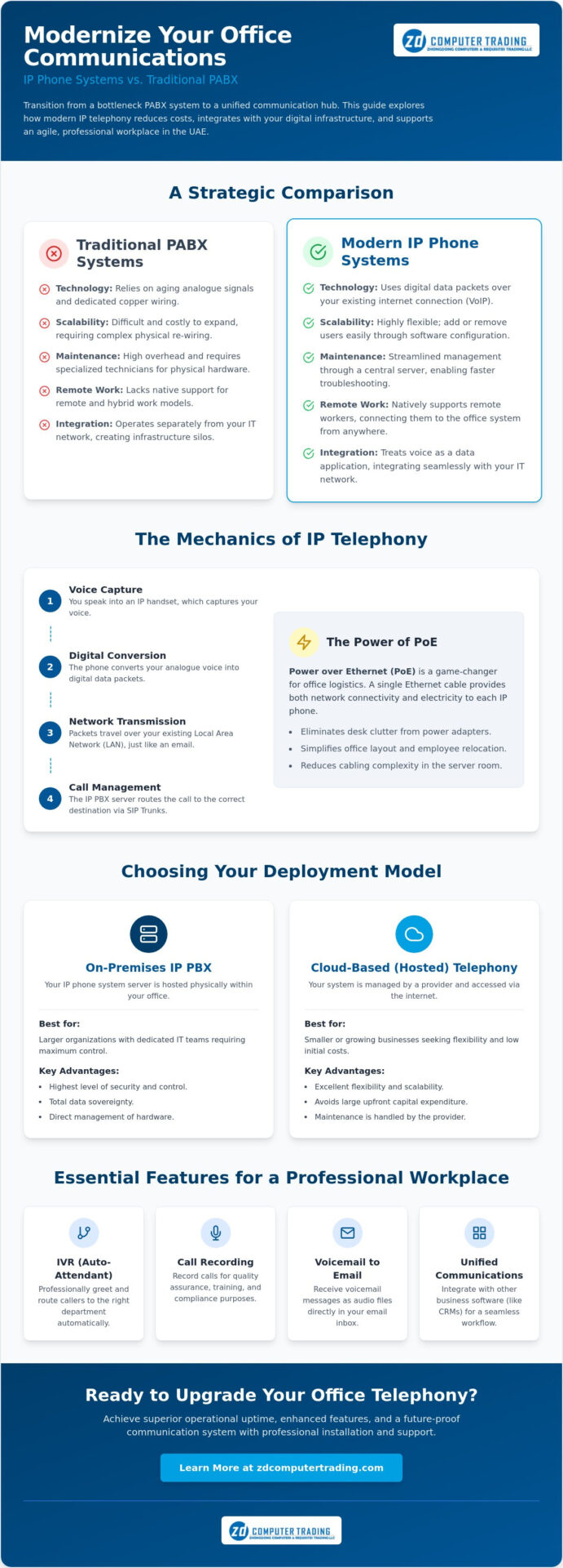 Understanding IP Phone Systems for Offices in the UAE: A 2026 Business Guide