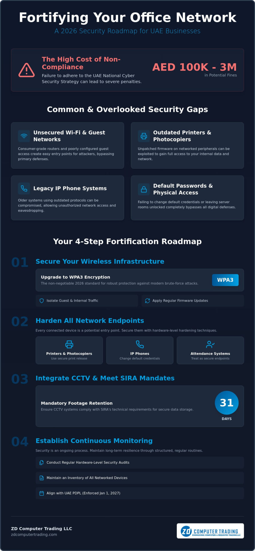 How to Implement a Secure Office Network Setup in the UAE (2026)