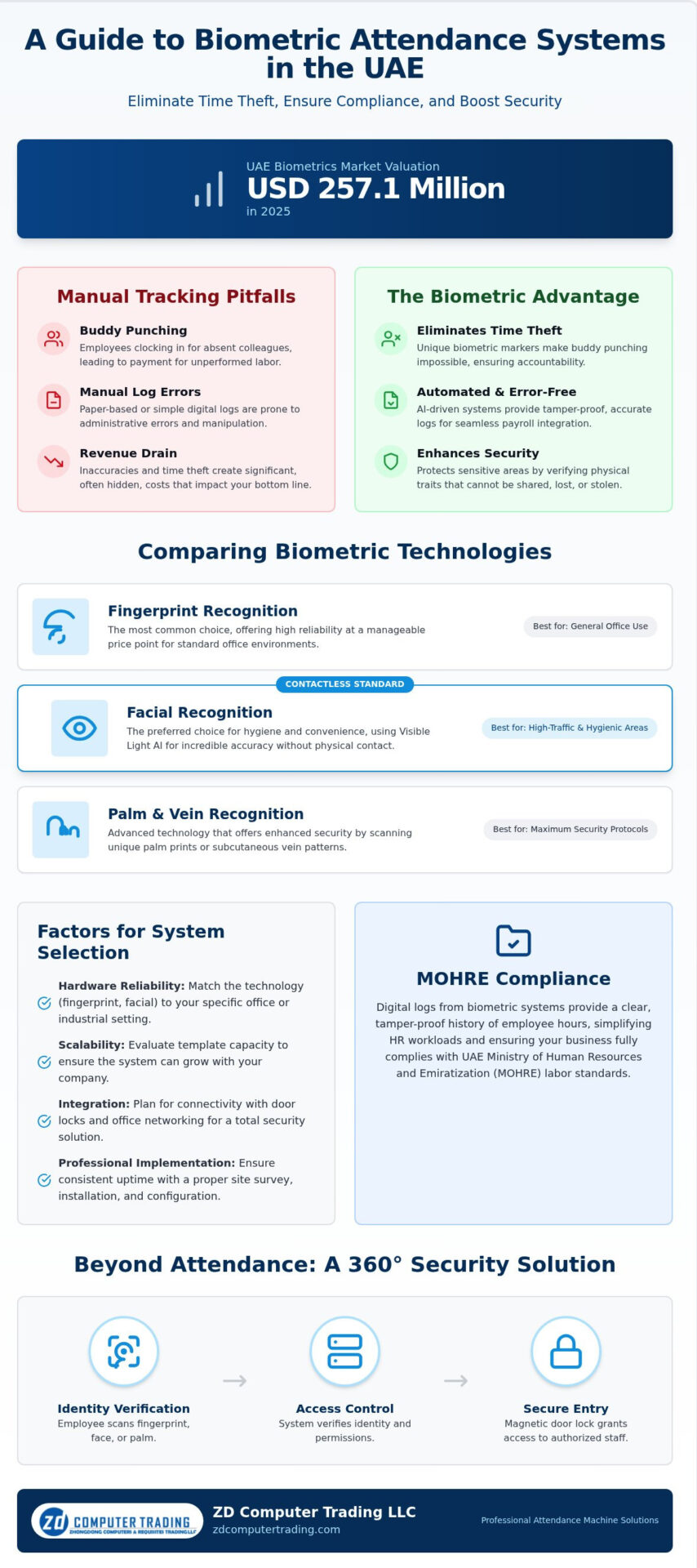 Biometric Attendance System in Dubai: The 2026 UAE Business Guide
