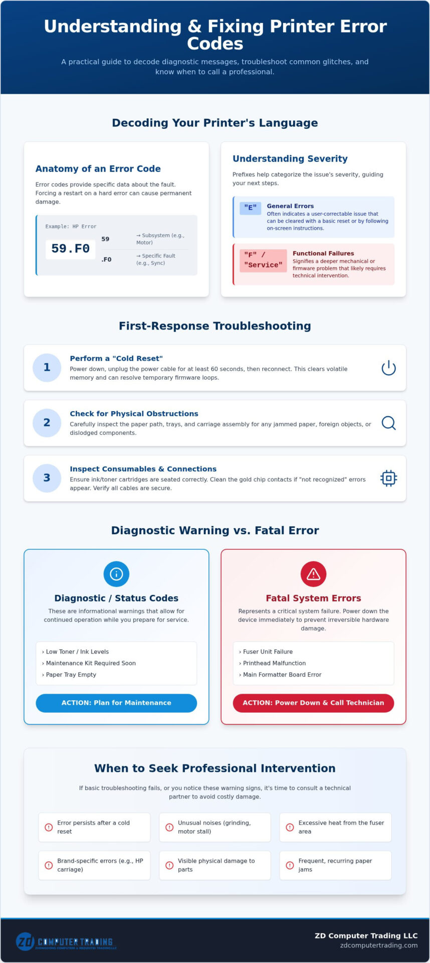 Comprehensive Guide to Fixing Printer Error Codes in the UAE (2026)