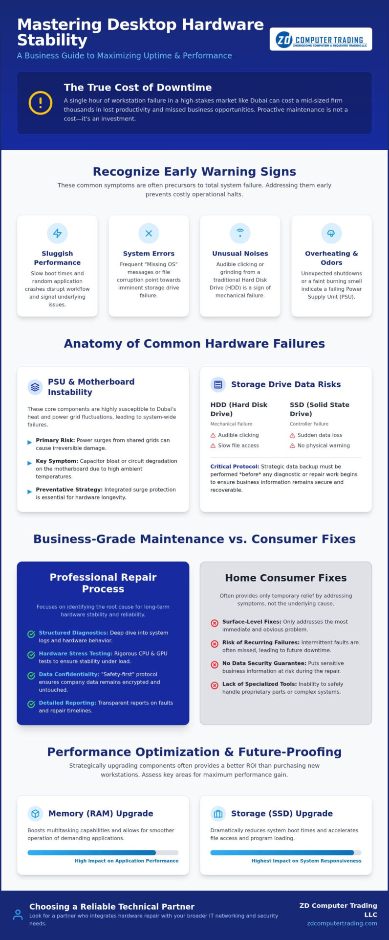 Professional Desktop Computer Repair in Dubai: The 2026 Business Guide