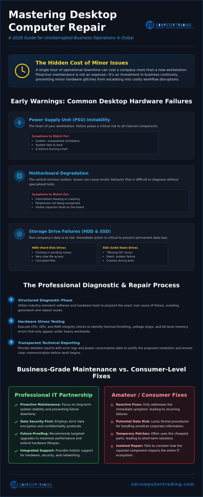 Professional Desktop Computer Repair in Dubai: The 2026 Business Guide