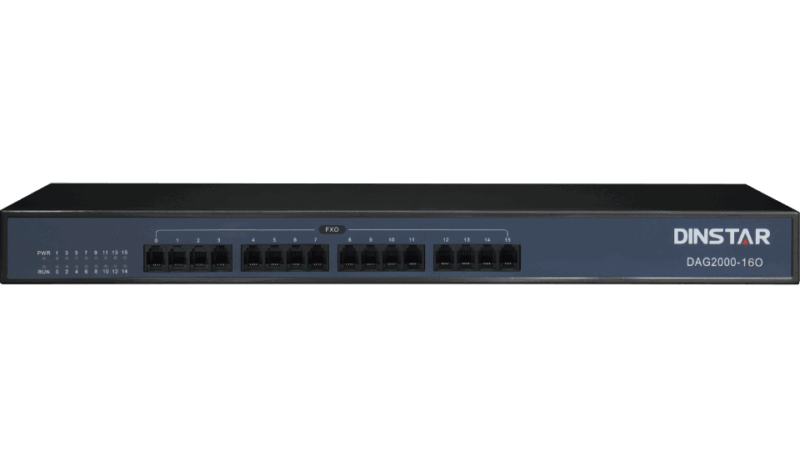 Dinstar DAG2000-16O 16 * FXO Analog VoIP Gateway