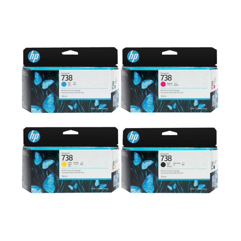 HP 738 (130ml) DesignJet Original Ink Cartridge