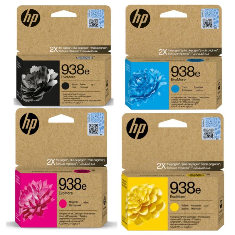 HP 938e EvoMore Original Ink Cartridge