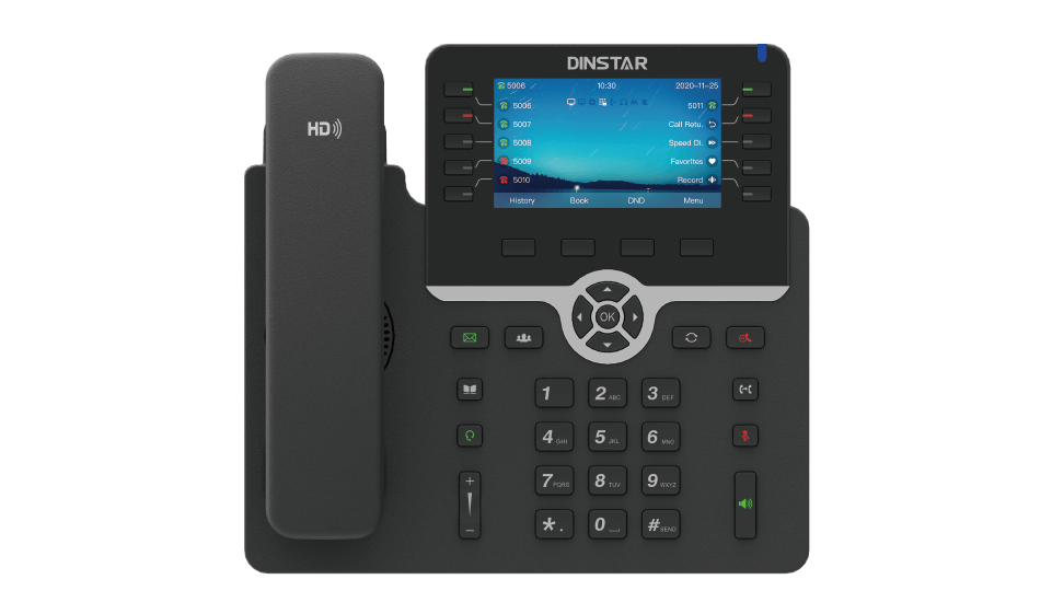 Dinstar C66G/C66GP High-end Business SIP Phone