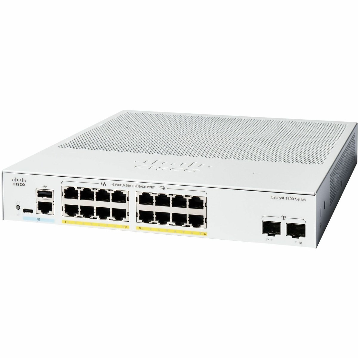 Cisco C1300-16FP-2G PoE switch
