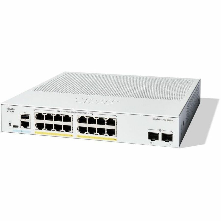 Cisco C1300-16P-2G PoE switch