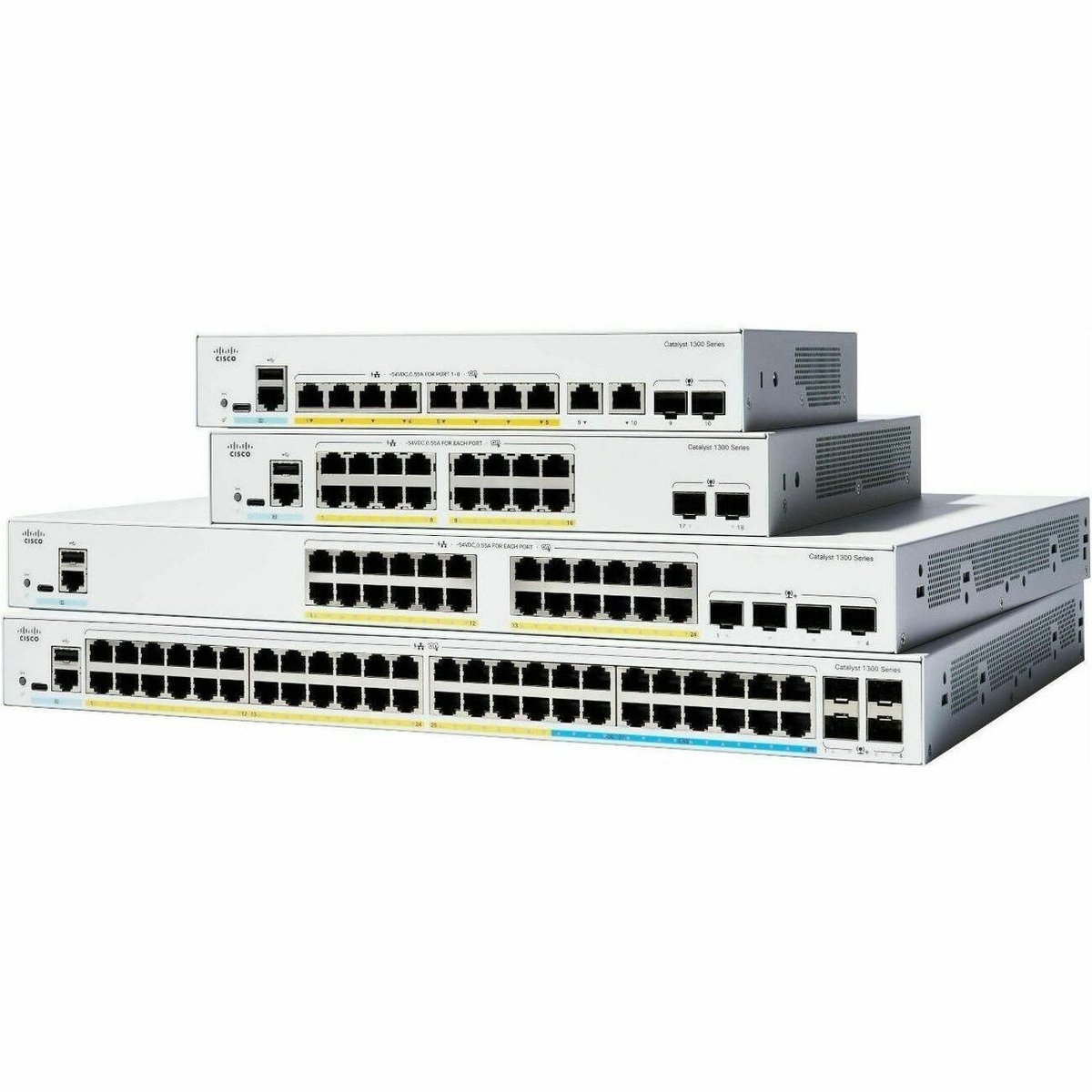 Cisco C1300-48P-4G PoE switch