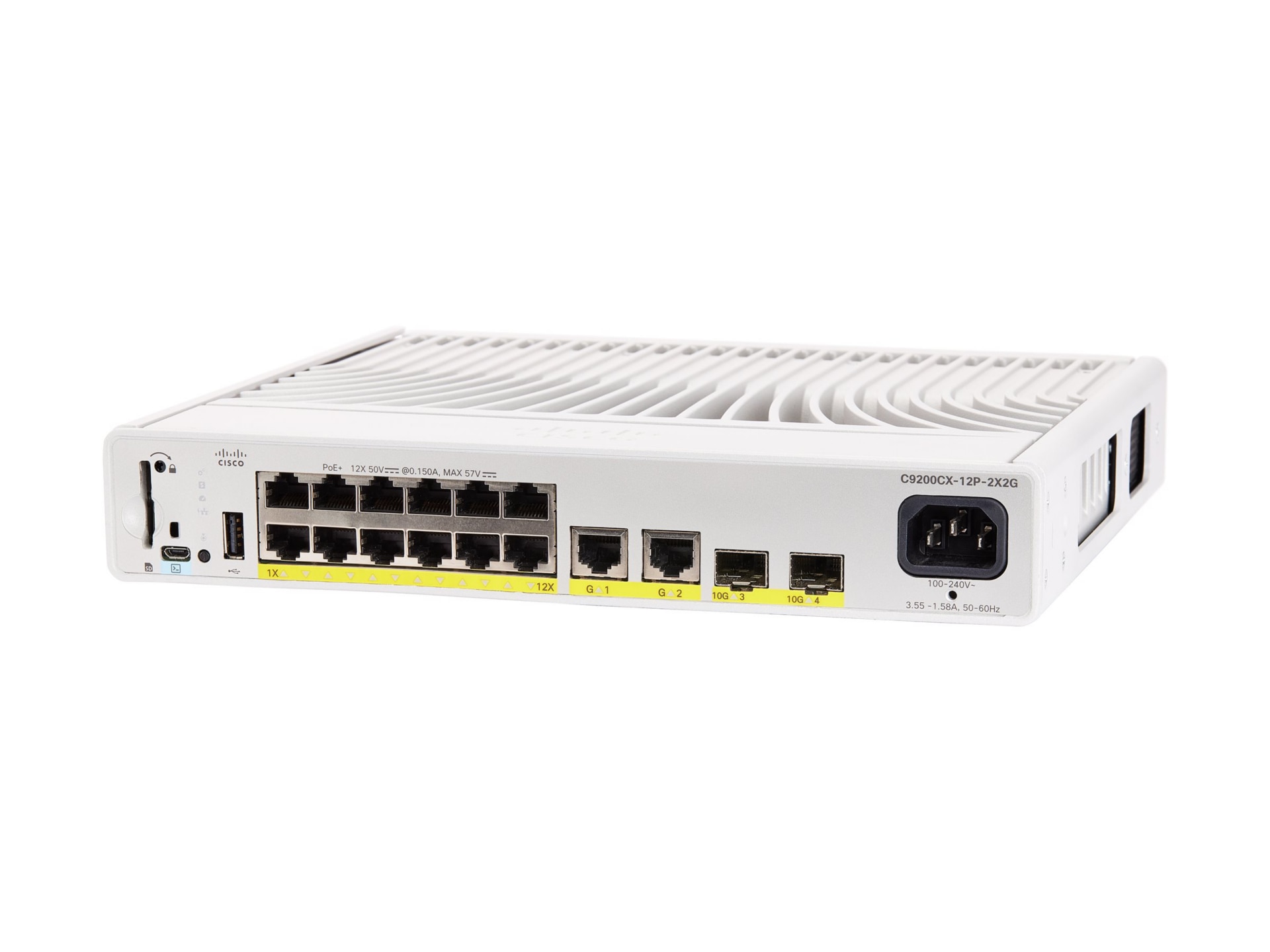 Cisco C9200CX-12P-2X2G PoE switch