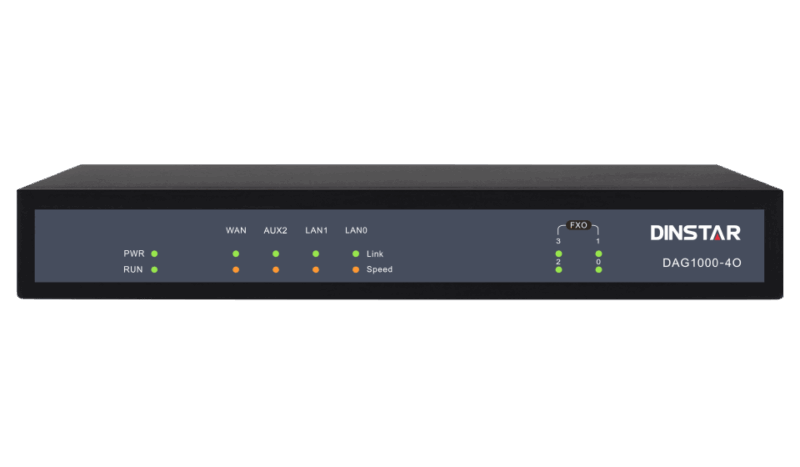 Dinstar DAG1000-4O 4 * FXO Analog VoIP Gateway