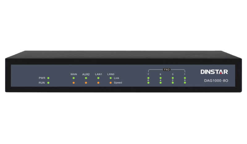 Dinstar DAG1000-8O 8 * FXO Analog VoIP Gateway