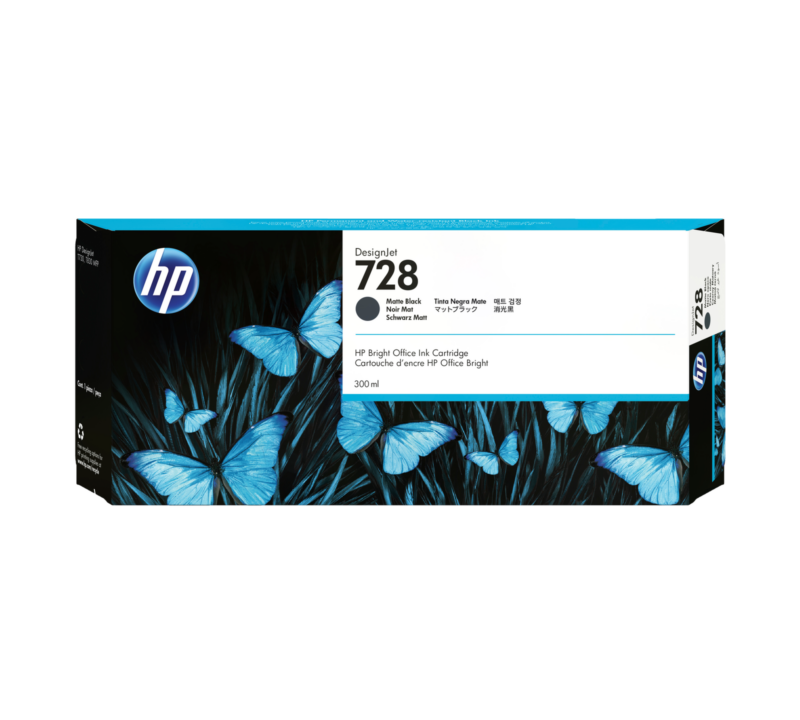 HP 728 (300ml) DesignJet Original Ink Cartridge