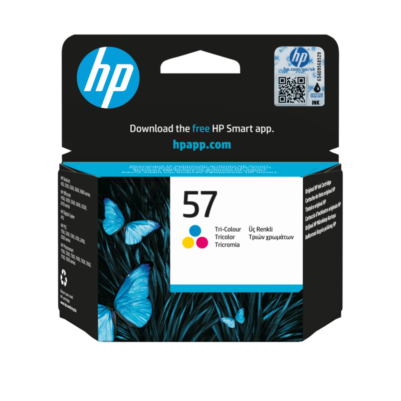 HP 57 Tri Color Original Ink Cartridge