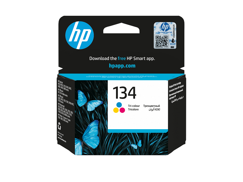 HP 134 Tri Color Original Ink Cartridge