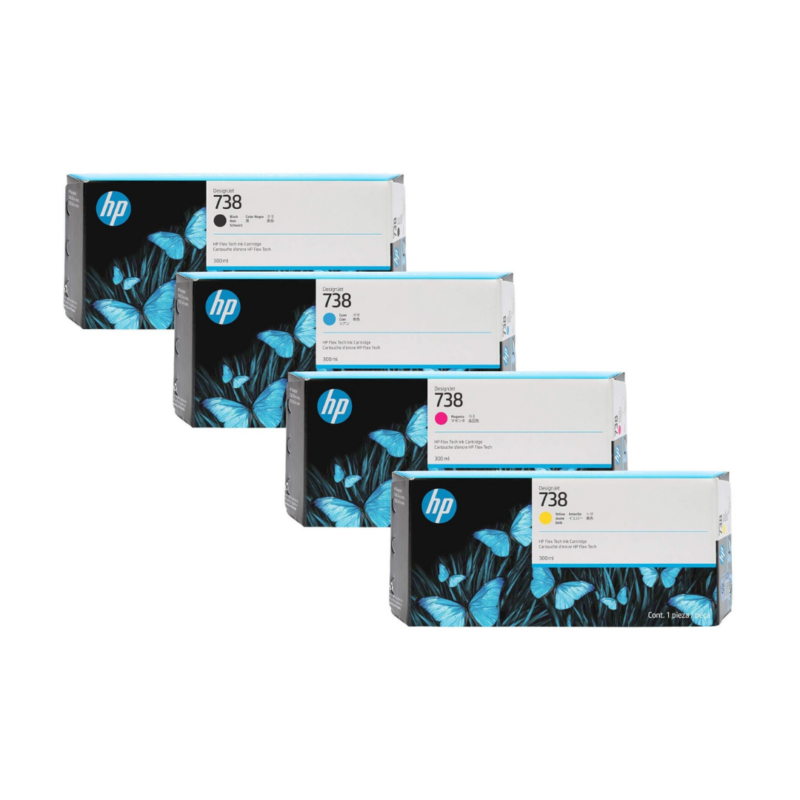 HP 738 (300ml) DesignJet Original Ink Cartridge