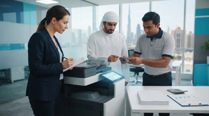 Photocopier Rental Meter Readings and Usage Limits for Dubai & Sharjah Offices