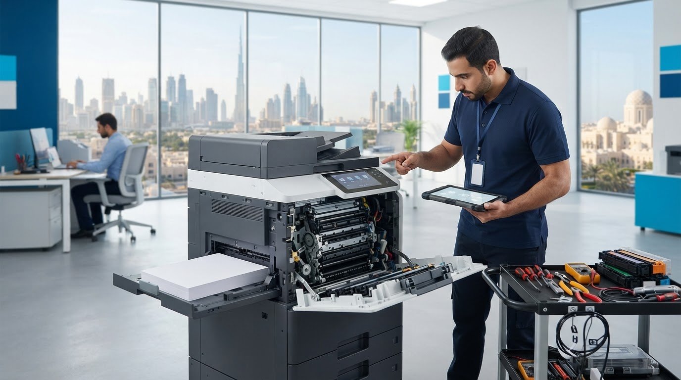 Office Printer Repair in Dubai & Sharjah: Fault Checks and Service Preparation