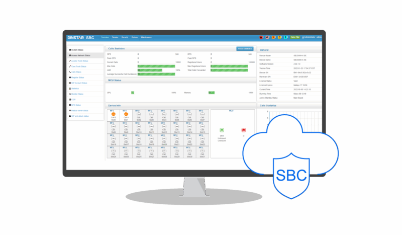 Dinstar SBC8000 Session Border Controller