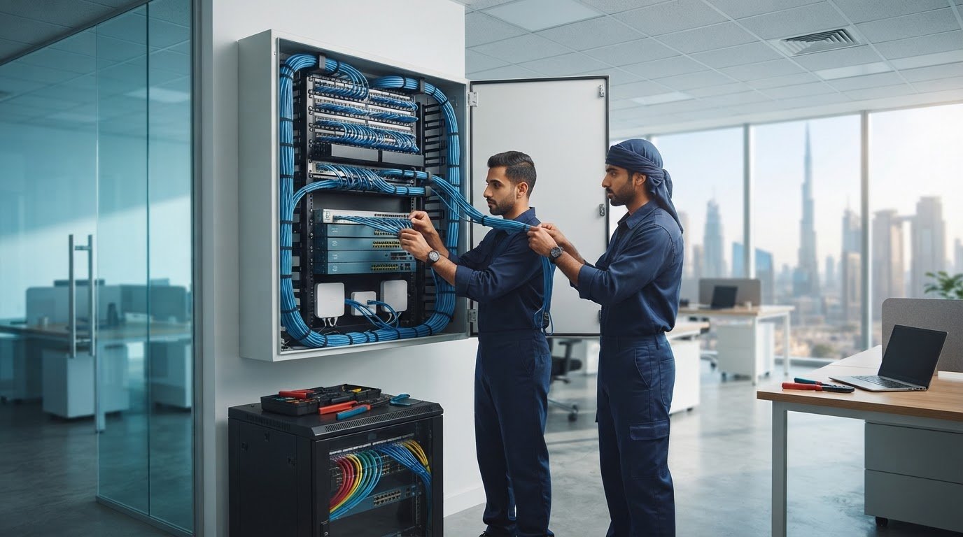 Structured Network Cabling Installation for Offices in Dubai & Sharjah