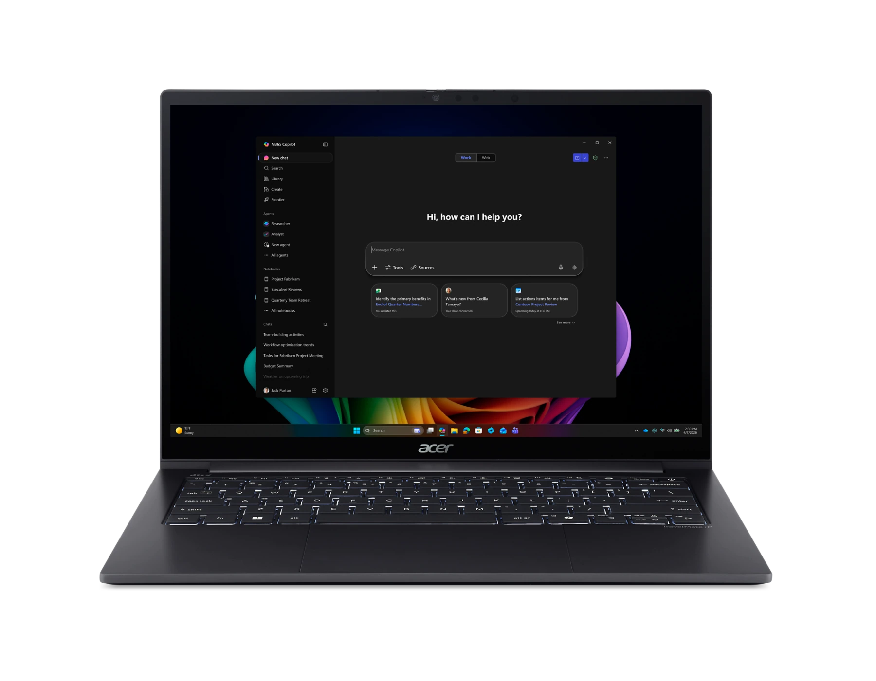 Acer TravelMate P6 14 AI — TMP614-74T