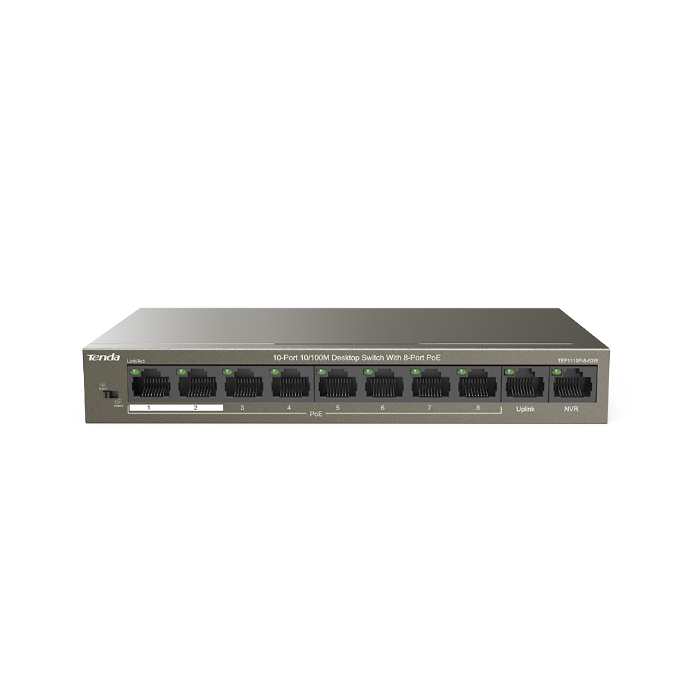Tenda TEF1110P-8-63W PoE switch