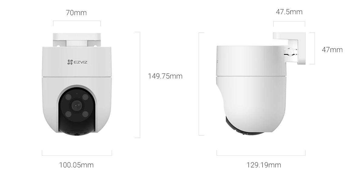 EZVIZ H8c 1080p — H8c Outdoor Pan/Tilt